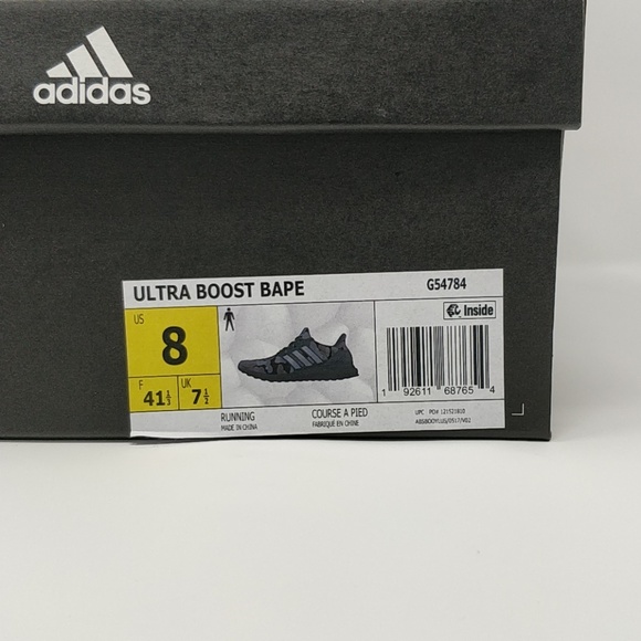 Bape x adidas Ultra BOOST 4.0 'Black Camo' G54784 - Picture 2 of 8